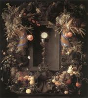 Heem, Jan Davidsz de - Eucharist in Fruit Wreath